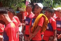 Kontingen PS Kota Kupang sedang menuju rumah paguyuban, Rabu (7/9)