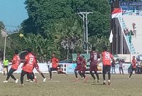 PSN Ngada unggul 3-0 atas Kristal FC di GOR 99 Lewoleba, Senin (12/9)