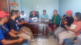 Pertemuan antara Panitia Pelaksana, Asprop PSSI NTT serta Ofisial SBD dan Nagekeo, Selasa (13/9)