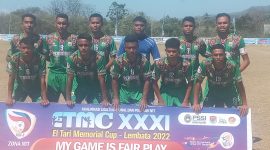 Tim Perss Soe pose sebelum berhadapan Nirwana 04 FC Nagekeo, Selasa (13/9) 