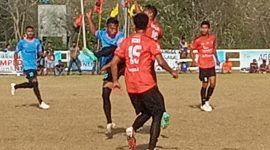 Bentrok PSN Ngada dan Persena Nagekeo di GOR 99 Lewoleba, Jumat (16/9)