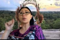 Anggota Komisi IV DPR RI Julie Sutrisno Laiskodat membuka Bimtek Teknologi Irigasi Tetes secara virtual dari Jakarta, Selasa (13/9)