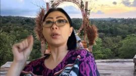 Anggota Komisi IV DPR RI Julie Sutrisno Laiskodat membuka Bimtek Teknologi Irigasi Tetes secara virtual dari Jakarta, Selasa (13/9)