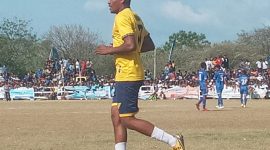 Desmon Nenobais, top scorrer sementara Liga 3 ETMC XXXI Tahun 2022 di Kabupaten Lembata