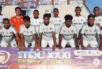 Skuad Persami Maumere saat mengalahkan Persab Belu pada babal 16 besar, Senin (19/9)