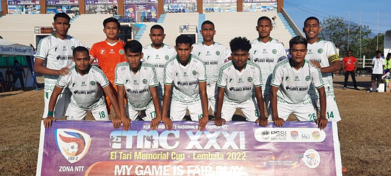 Skuad Persami Maumere saat mengalahkan Persab Belu pada babal 16 besar, Senin (19/9)