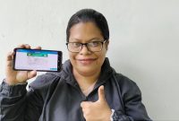 Margaretha Fransisca, warga Kabupaten Sikka, peserta JKN KIS