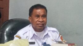 Kepala Dinas Kearsipan dan Perpustakaan Kabupaten Sikka Adeodatus Buang da Cunha