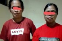 Dua dari lima korban penyekapan yang berhasil diselamatkan warga NTT di Sulsel