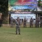Upacara peringatan HUT ke-77 TNI di Lapangan Laksamana Nala Mako Lanal Maumere di Kabupaten Sikka, Rabu (5/10) (foto: istimewa)