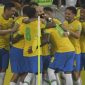 Euforia pemain Brasil