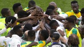 Euforia pemain Senegal lolos ke Piala Dunia 2022 setelah menang adu penalti atas Mesir 3-1