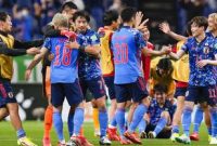 Euforia pemain Jepang