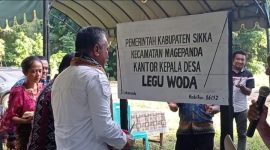 Pengresmian Desa Legu Woda Kecamatan Magepanda