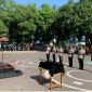 Upacara serah terima jabatan 3 perwira di Lapangan Polres Sikka, Kamis (3/11) (foto: istimewa)  