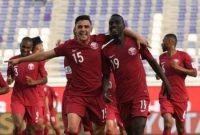 Euforia pemain Timnas Qatar pada Piala Asia 2019