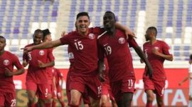 Euforia pemain Timnas Qatar pada Piala Asia 2019