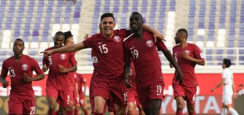 Euforia pemain Timnas Qatar pada Piala Asia 2019