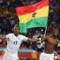 Selebrasi pemain Ghana