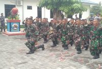 Bintara Remaja dan Tamtama Remaja yang baru mengikuti pembukaan Pekan Orientasi di Mako Lanal Maumere, Rabu (14/12)