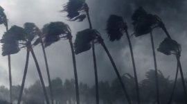 Ilustrasi angin kencang