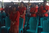 Anggota Iwasma Kabupaten Sikka pada syukur Nataru Bersama, Minggu (22/1) 