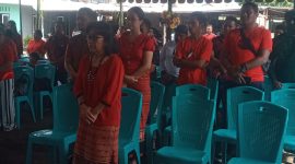 Anggota Iwasma Kabupaten Sikka pada syukur Nataru Bersama, Minggu (22/1) 