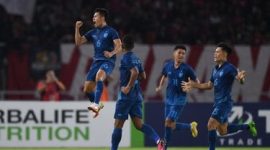 Euforia pemain Thailand