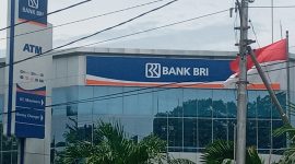 Kantor BRI Cabang Maumere di Jalan Ahmad Yani