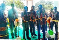 Wagub NTT melakukan pengguntingan pita gedung baru IFTK Ledalero, Sabtu (25/3)