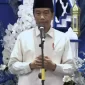 Presiden Joko Widodo menyampaikan hasil pertemuan ketua-ketua umum partai politik, Minggu (2/4)