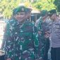 Suasana halal bihalal TNI/Polri di Mapolres Sikka, Rabu (3/5)