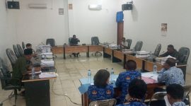 Suasana rapat kerja Komisi 2 DPRD Sikka dan Dinas Pertanian, Rabu (17/5)