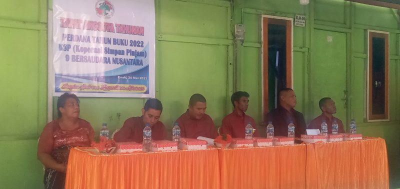 Pengurus dan Pengawas KSP Sembilan Bersaudara Nusantara mengikuti RAT Perdana, Rabu (24/5)