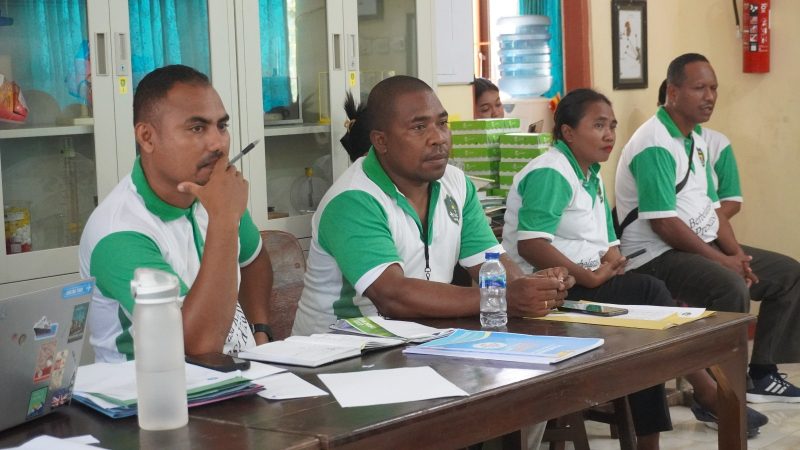 Panitia Penyelanggara Pesona Sains SMPK Frater Maumere melaksanakan tehnical meeting di Ruang Laboratorium IPA, Sabtu (29/4)