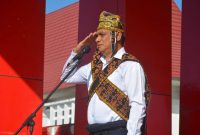 Bupati Sikka Fransiskus Roberto Diogo saat Hardiknas 2023, Selasa (2/5)