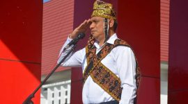 Bupati Sikka Fransiskus Roberto Diogo saat Hardiknas 2023, Selasa (2/5)