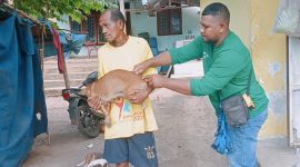 Kegiatan vaksinasi di Desa Reroroja Kecamatan Magepanda, Jumat (19/5)