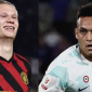 Kolase Erling Haaland dan Lautaro Martinez