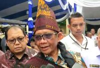 Menko Polhukam Mahfud MD di Rumah Frans Seda, Rabu (31/5)