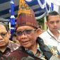 Menko Polhukam Mahfud MD di Rumah Frans Seda, Rabu (31/5)