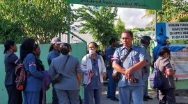 Persiapan aksi para guru menuntut pengembalian dana sertifikasi yang diduga disunat