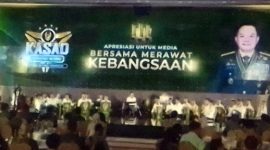 Suasana malam puncak Kasad Award 2023, Senin (10/7) malam