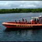 Tim SAR Gabungan Maumere menuju petairan Watumanuk guna melakukan operasi pencarian nelayan Magepanda yang 2 hari belum pulang melaut, Rabu (12/7)