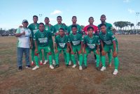 Skuad Persami Maumere saat berhadapan dengan Bintang Timur FC pada laga pembuka di Lapangan Paulina Haning-Bullu, Kamis (10/8)