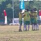 Euforia pemain Persim Manggarai usai gol kedua ke gawang BMU Alor Pantar di Lapangan Paulina Haning-Bullu, Sabtu (12/8) 