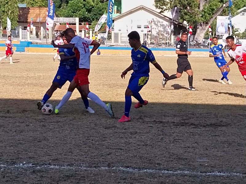 PS Kota Kupang menang 1-0 atas Putra Oesao FC di Lapangan CN Dillak, Senin (14/8) pagi