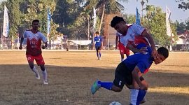 Laga Perse Ende dan Putra Oesao berakhir imbang di Lapangan CN Dillak, Selasa (22/8) pagi