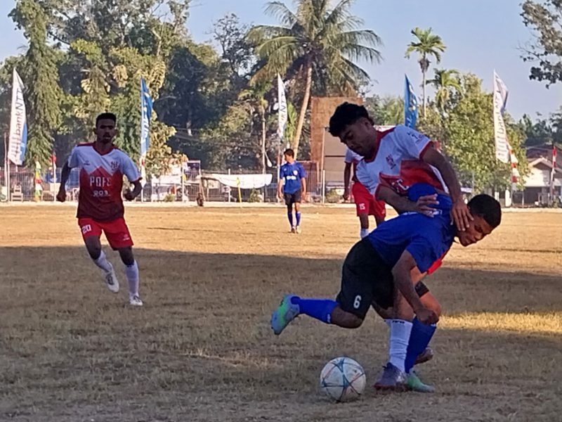 Laga Perse Ende dan Putra Oesao berakhir imbang di Lapangan CN Dillak, Selasa (22/8) pagi