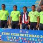 Pose Pengawas Pertandingan Denfers Pingak dan wasit yang bertugas